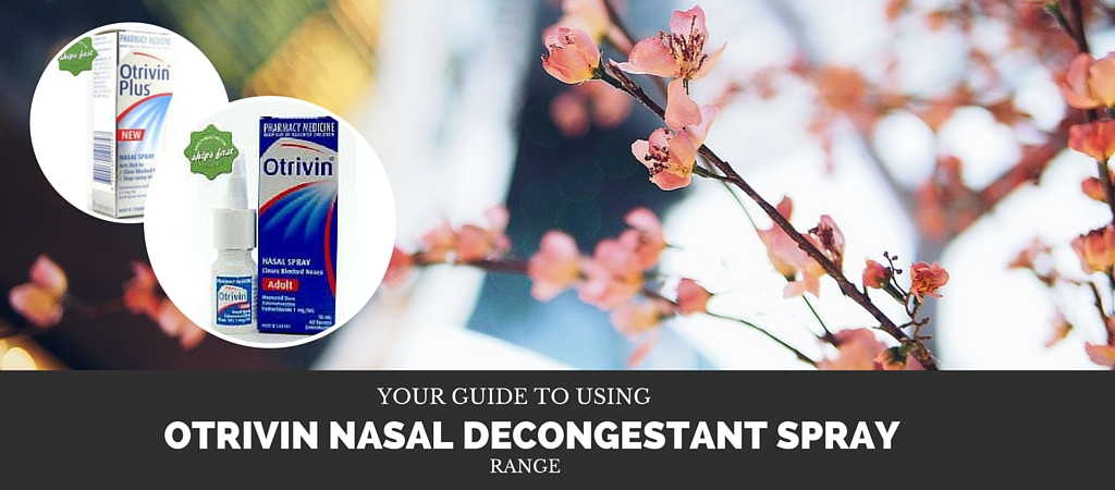 Using Otrivin Nasal Decongestant Sprays