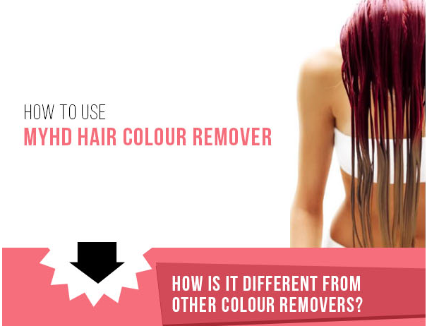 How to use MYHD Hair Colour Remover