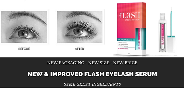 Flash Eyelash Serum – New Size, New Price, New Packaging