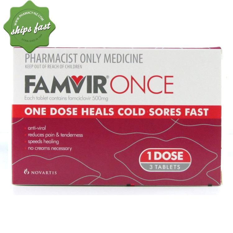 famciclovir dosage for cold sores