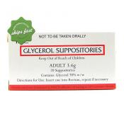 GLYCEROL SUPPOSITORIES 3 6GM 20 PSM
