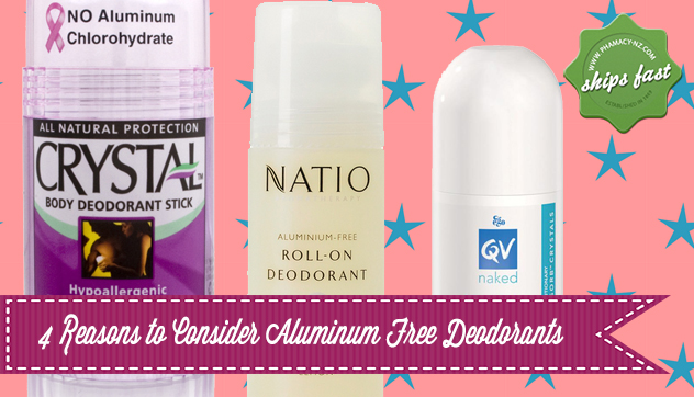 4 Reasons to Consider Aluminum Free Deodorants