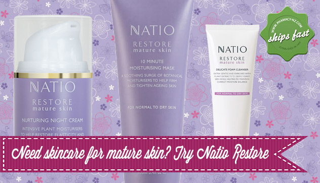 Need skincare for mature skin? Try Natio Restore