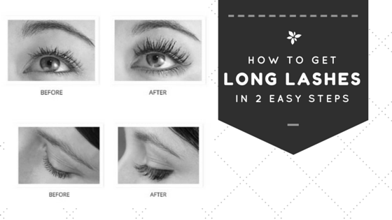 How to get long lashes in 2 easy steps