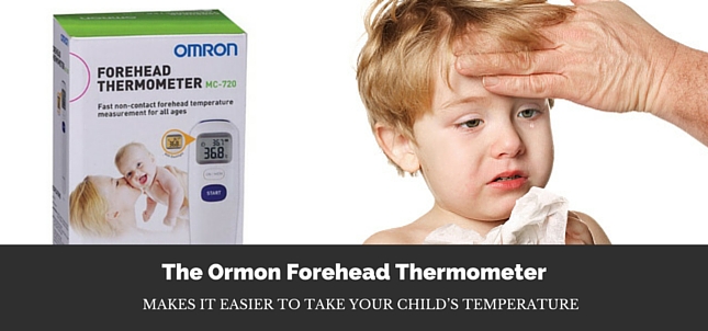 The Omron Forehead Thermometer Makes it Easier to Take Your Child’s Temperature