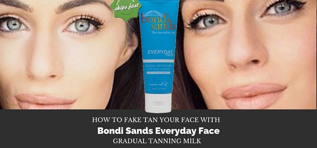 How to Fake Tan Your Face with Bondi Sands Everyday Face Gradual Tanning Milk
