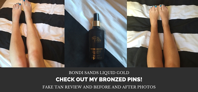 Bondi Sands Liquid Gold Review with Before and After Pictures