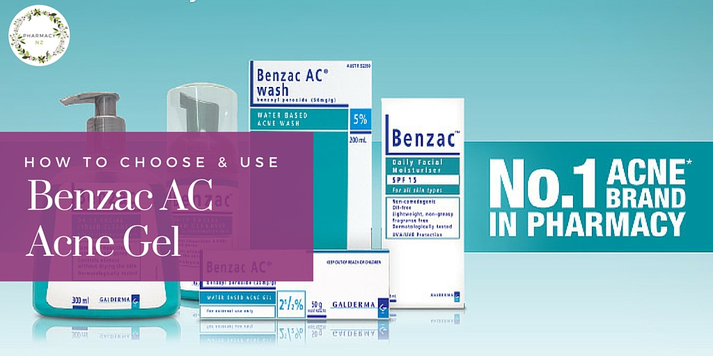 How to Choose and Use the right Benzac AC for your acne