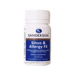 Sanderson Sinus and Allergy FX 60 Capsules Natural hayfever remedies