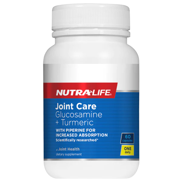 Nutra-Life Joint Care Glucosamine + Turmeric 60 Capsules