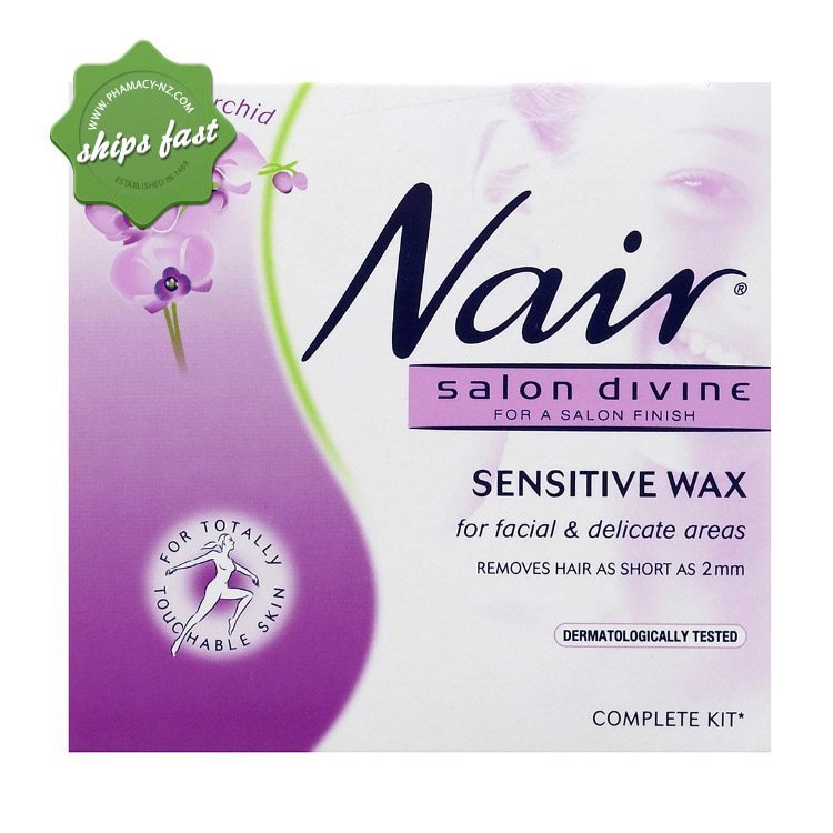 NAIR SALON DIVINE SENSITIVE WAX FOR FACIAL AND DELICATE AREAS 100G