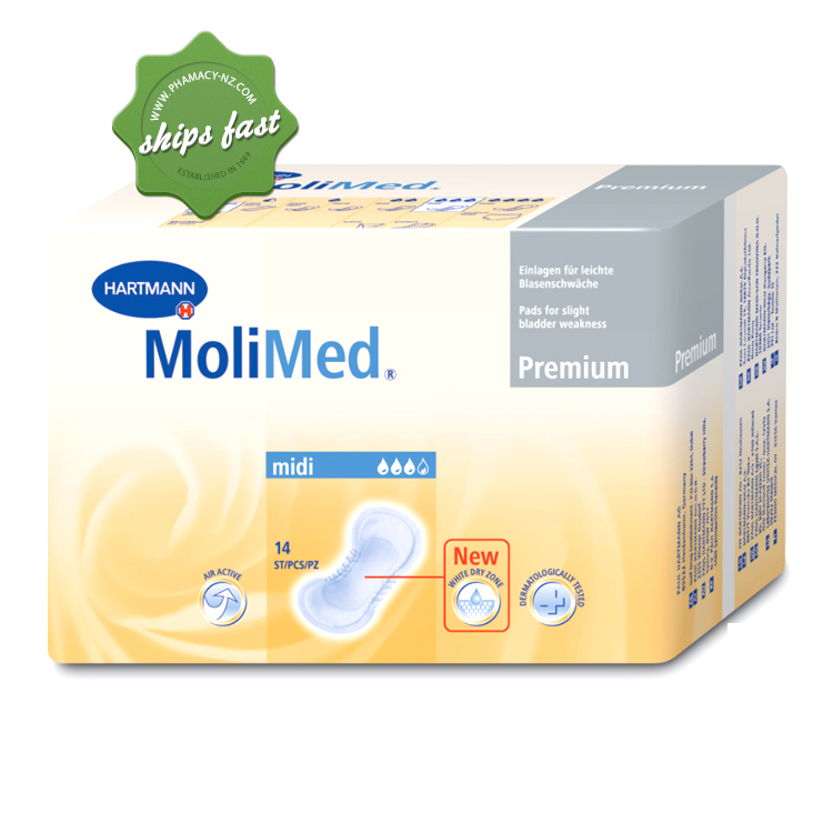 MOLIMED MAXI INCONTINENCE PADS 14 PACK