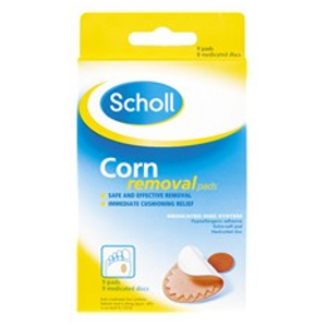 SCHOLL CORN REMOVAL PADS NEW