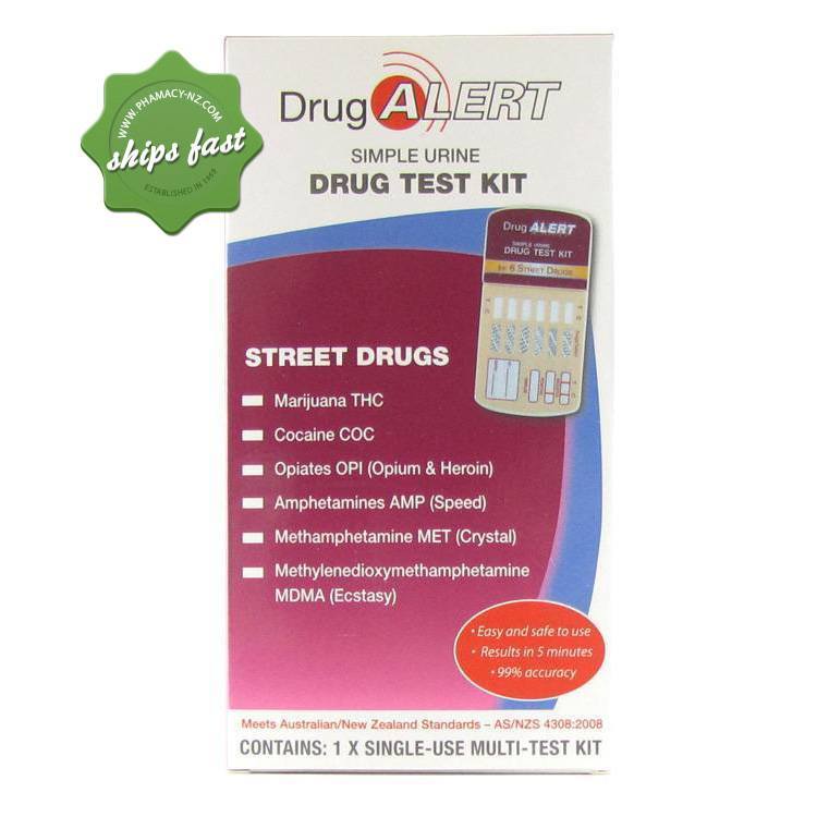 DRUG ALERT STREET DRUGS 1 PACK URINE TEST KIT