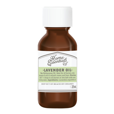 HOME ESSENTIALS LAVENDER OIL 25ML (Special buy online only)