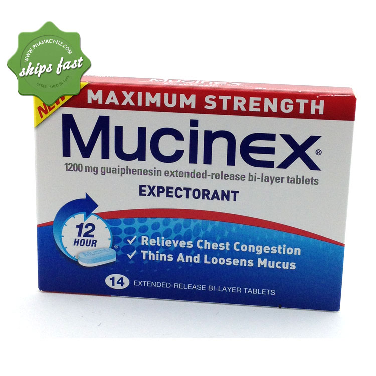 MUCINEX DM MAXIMUM STRENGTH 1200MG 14s