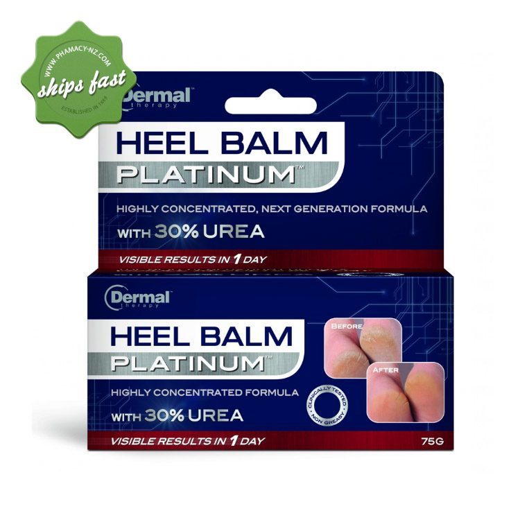 DERMAL THERAPY PLATINUM HEEL BALM 75g