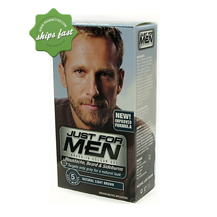 Buy Just for Men Beard Natural Light Brown