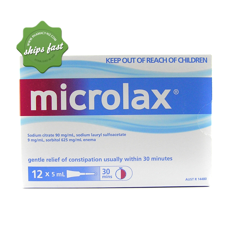 MICROLAX ENEMA 12 PACK