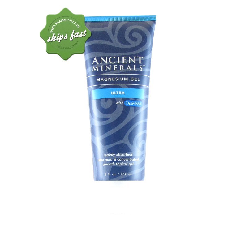 ANCIENT MINERALS MAGNESIUM GEL ULTRA WITH OPTI MSM 237ml