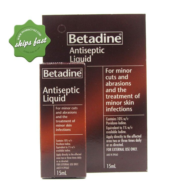 BETADINE ANTISEPTIC LIQUID 15ML