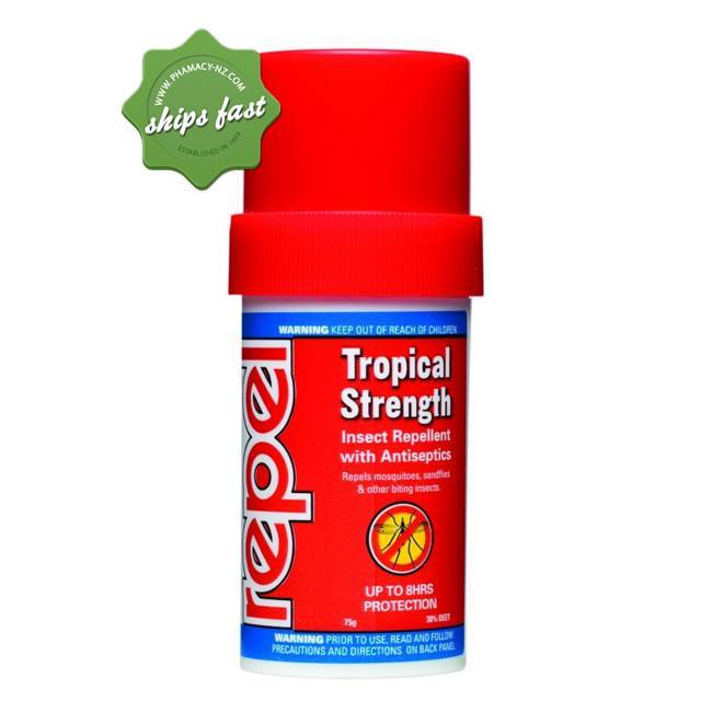 REPEL TROPICAL STRENGTH INSECT REPELLENT 75GM