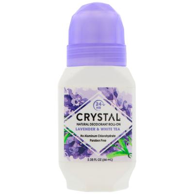 Crystal Essence Roll On Deodorant Lavender White Tea 66mlENDER WHITE TEA 66ML