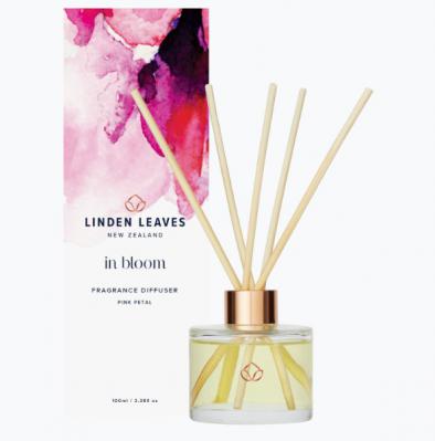 Linden Leaves In Bloom Fragrance Diffuser Pink Petal 100ml