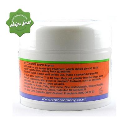 GRANS REMEDY SCENTED FOOT POWDER 50G