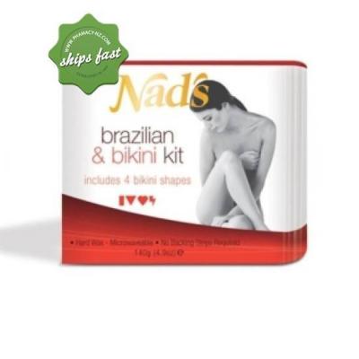 NADS BRAZILIAN AND BIKINI WAX KIT WITH SHAPES