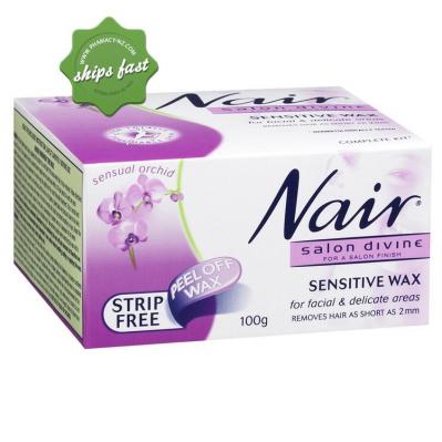 NAIR SALON DIVINE SENSITIVE WAX FOR FACIAL AND DELICATE AREAS 100G
