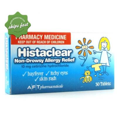 HISTACLEAR 10MG TABLETS 30s
