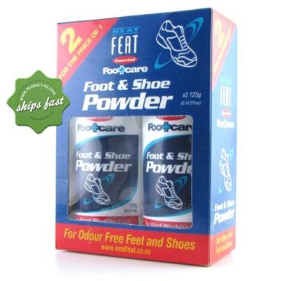 NEAT FEAT SHOE POWDER 2 FOR 1