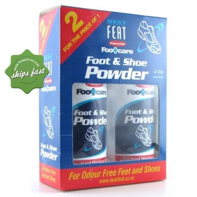 NEAT FEAT SHOE POWDER 2 FOR 1