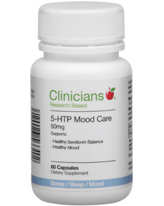 CLINICIANS 5HTP MOOD CARE 50MG CAPSULES 60s