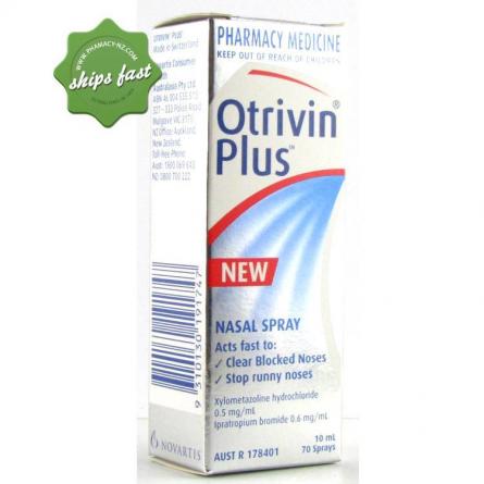 OTRIVIN PLUS NASAL SPRAY 10ML