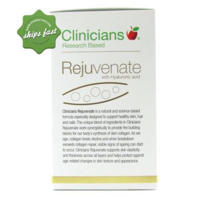 CLINICIANS REJUVENATE WITH HYALURONIC ACID 60 SOFTGEL CAPSULES