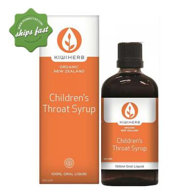 Kiwi Herb Childrens Throat Syrup 100ml