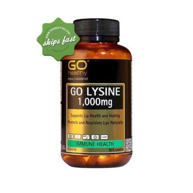 GO Healthy Go Lysine 1000mg 60 Capsules