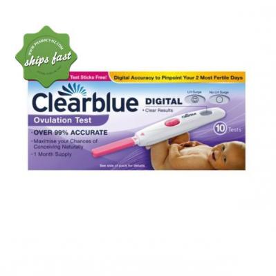 CLEARBLUE DIGITAL OVULATION TEST 10