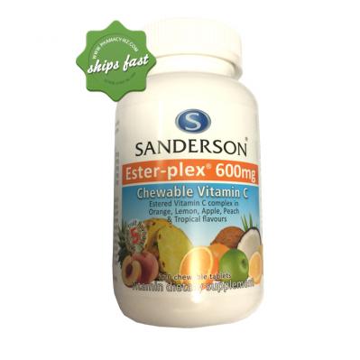 Sanderson Esterplex Chewable Vitamin C 600mg Fruit 220 Tablets