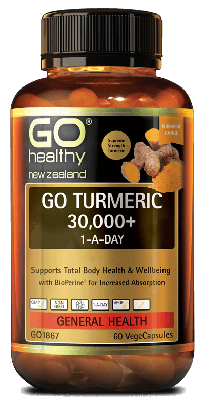 GO Healthy Go Turmeric 30,000+ 1-A-DAY 60 Capsules