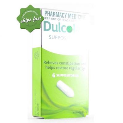 DULCOLAX ADULT SUPPOSITORIES 10MG 6