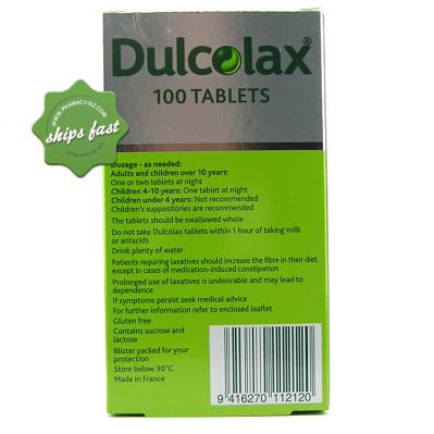 DULCOLAX TABLETS 5MG 100