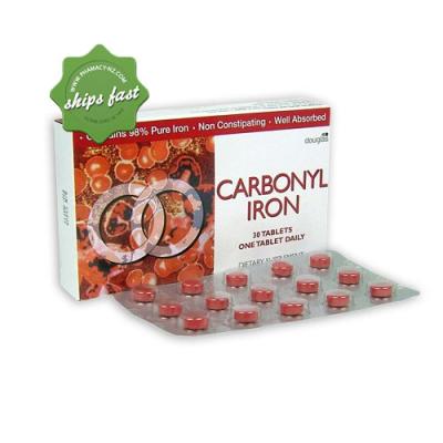 Carbonyl Iron Tablets 18mg 30 Pack 
