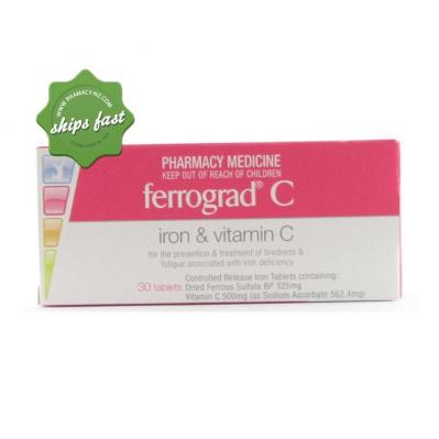 FERROGRAD C 30 TABLETS