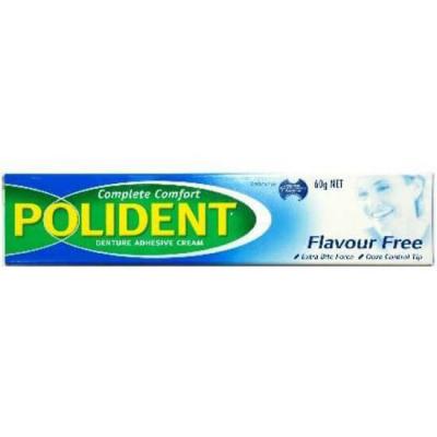 Polident Adhesive Cream Flavour Free 60G