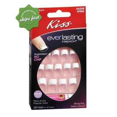 Kiss Everlasting Infinite Medium Pink 28 Nails