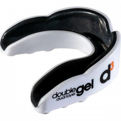 D3 MOUTHGUARD WHITE BLACK INNER YOUTH 12