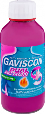 GAVISCON DUAL ACTION PEPPERMINT 300ml